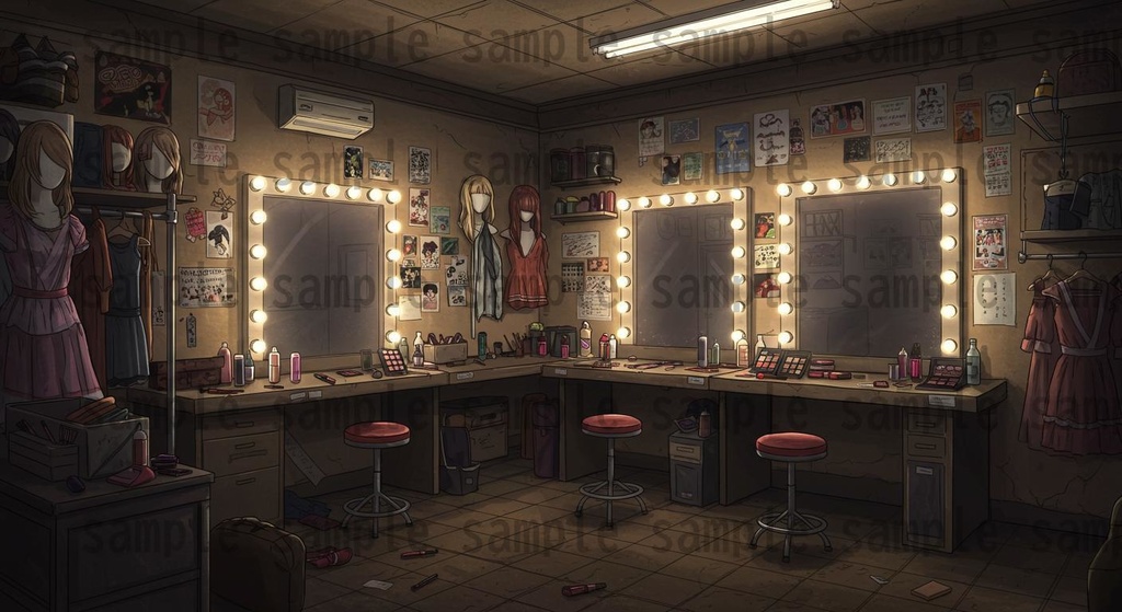 【179枚】現代の室内背景イラスト 90種類【著作権フリー素材】TRPG/ノベルゲーム/背景画像