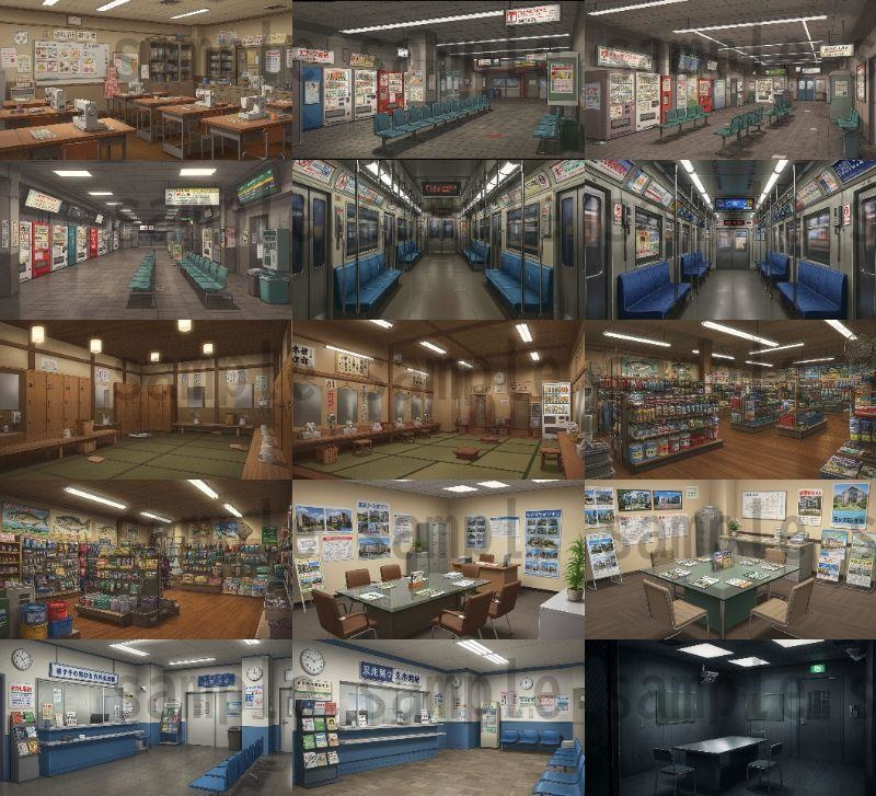 【179枚】現代の室内背景イラスト 90種類【著作権フリー素材】TRPG/ノベルゲーム/背景画像