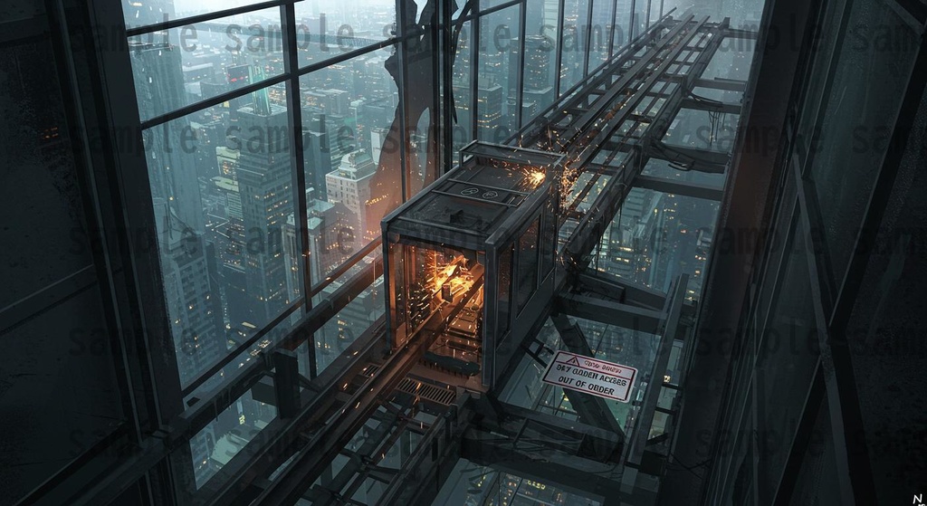 【36種類】サイバーパンク・ディストピア 背景・風景素材【著作権フリー素材】