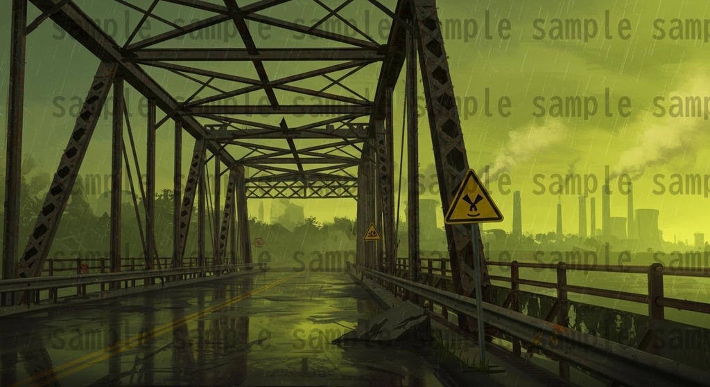 【36種類】サイバーパンク・ディストピア 背景・風景素材【著作権フリー素材】