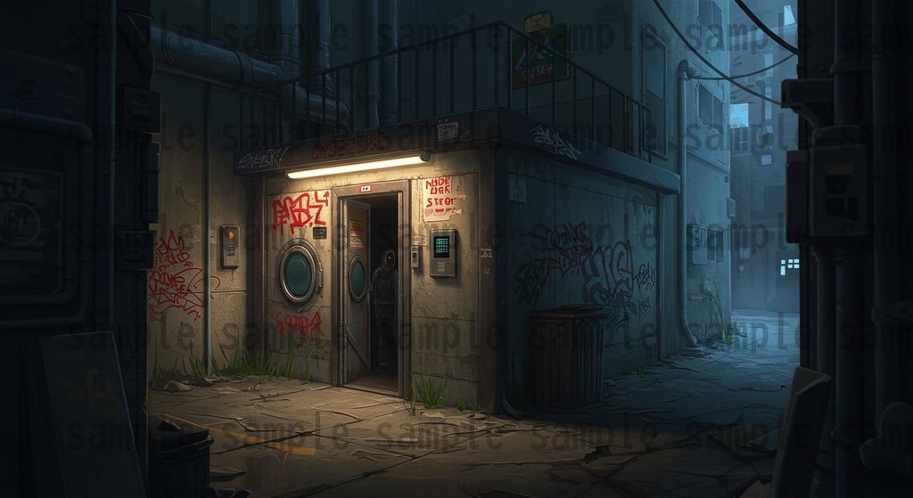 【36種類】サイバーパンク・ディストピア 背景・風景素材【著作権フリー素材】