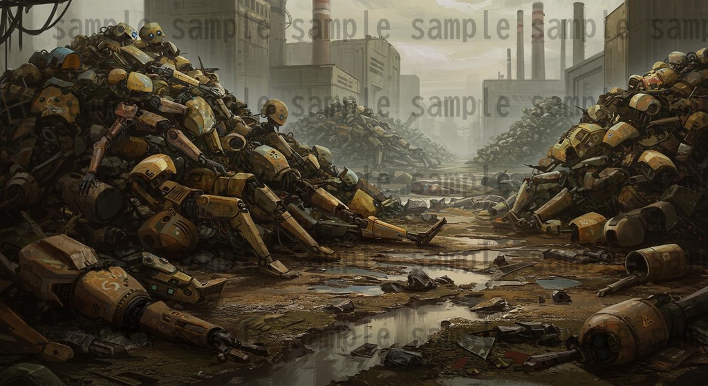 【36種類】サイバーパンク・ディストピア 背景・風景素材【著作権フリー素材】