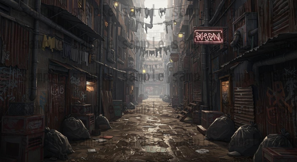 【36種類】サイバーパンク・ディストピア 背景・風景素材【著作権フリー素材】