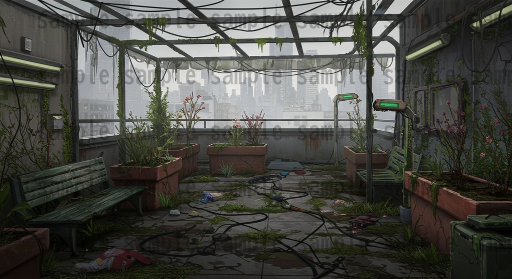 【36種類】サイバーパンク・ディストピア 背景・風景素材【著作権フリー素材】