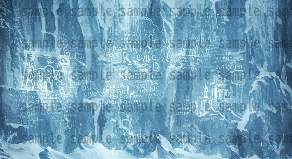 【67種類】極寒地帯 ファンタジー背景イラスト【著作権フリー素材】風景画像