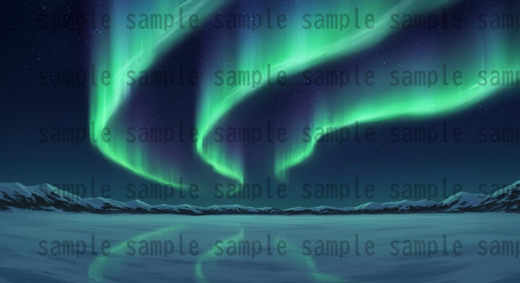 【67種類】極寒地帯 ファンタジー背景イラスト【著作権フリー素材】風景画像