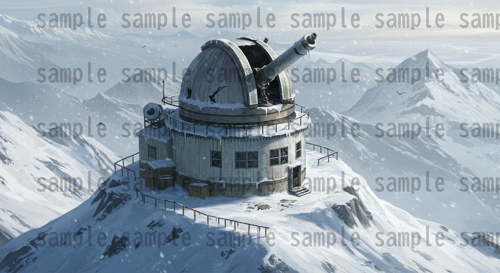 【67種類】極寒地帯 ファンタジー背景イラスト【著作権フリー素材】風景画像