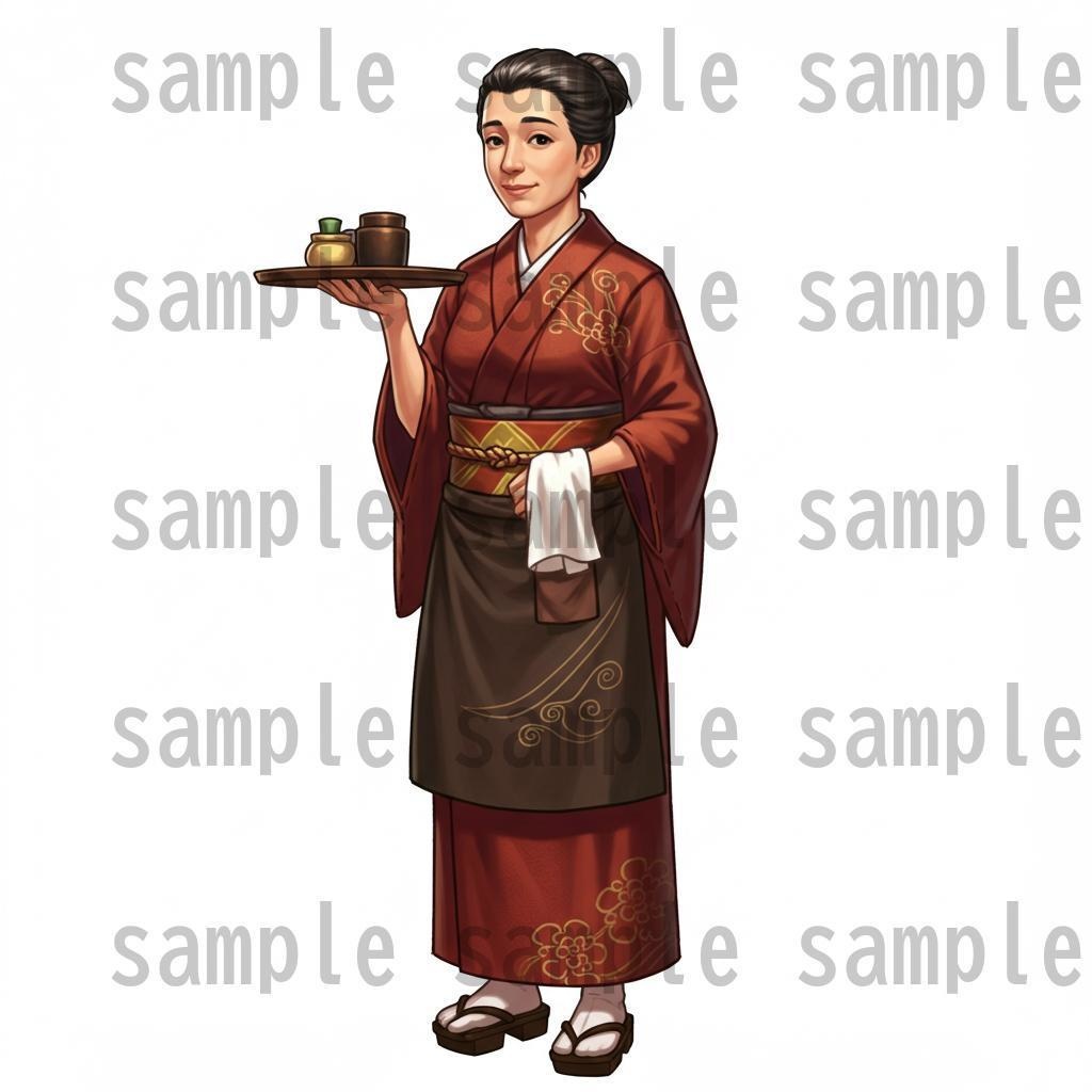 【46種152枚】戦国時代 立ち絵【著作権フリー素材】江戸時代/侍・忍者・大名など46種!