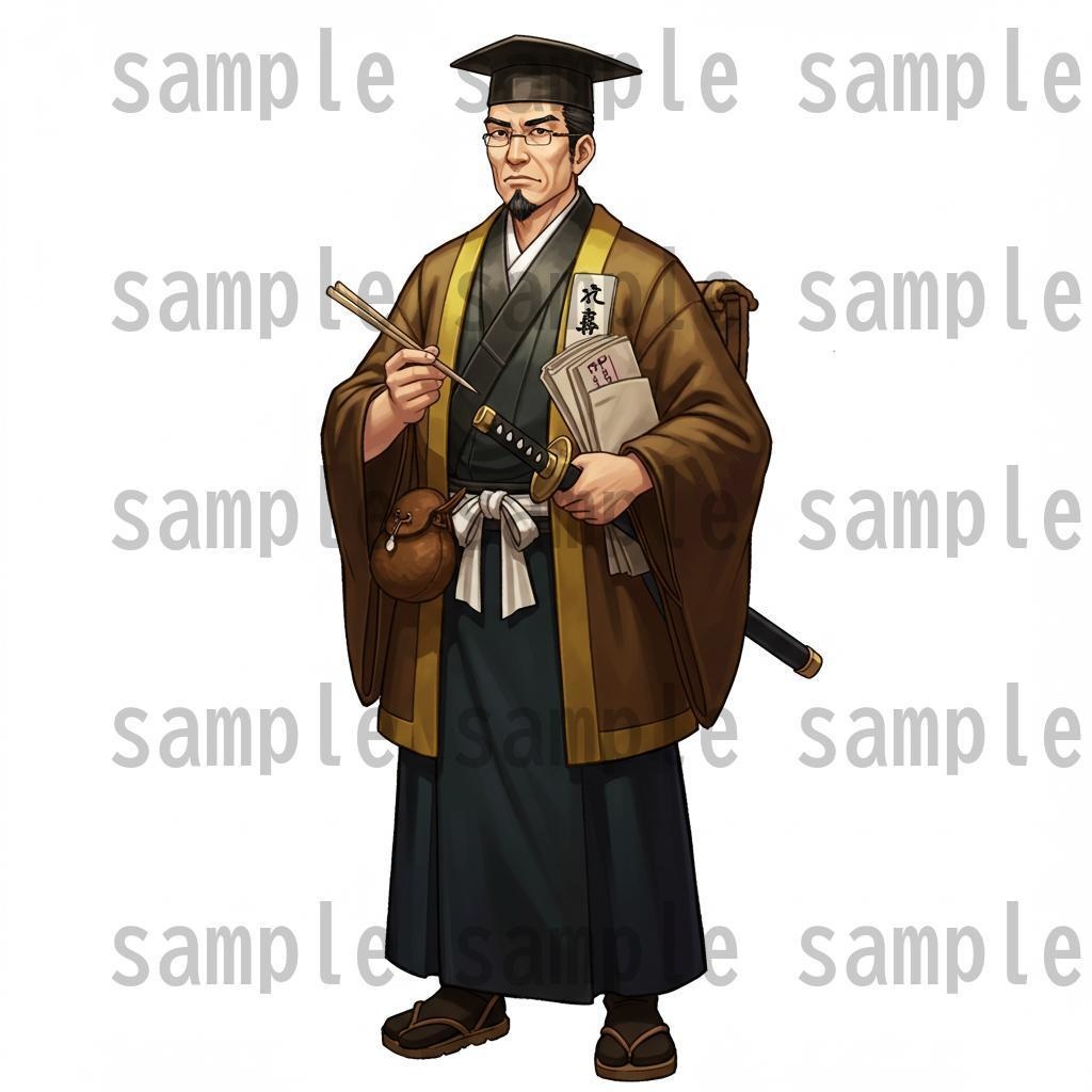 【46種152枚】戦国時代 立ち絵【著作権フリー素材】江戸時代/侍・忍者・大名など46種!