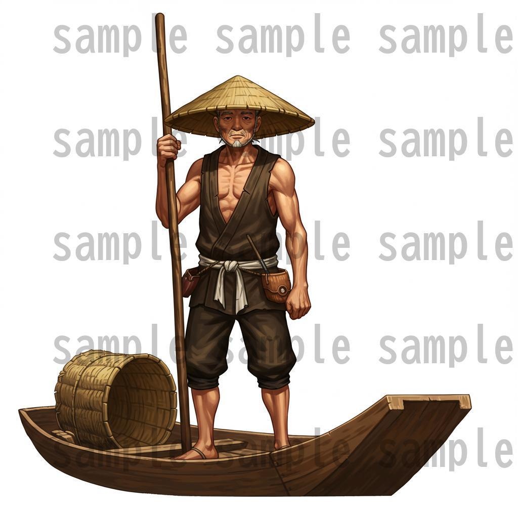 【46種152枚】戦国時代 立ち絵【著作権フリー素材】江戸時代/侍・忍者・大名など46種!