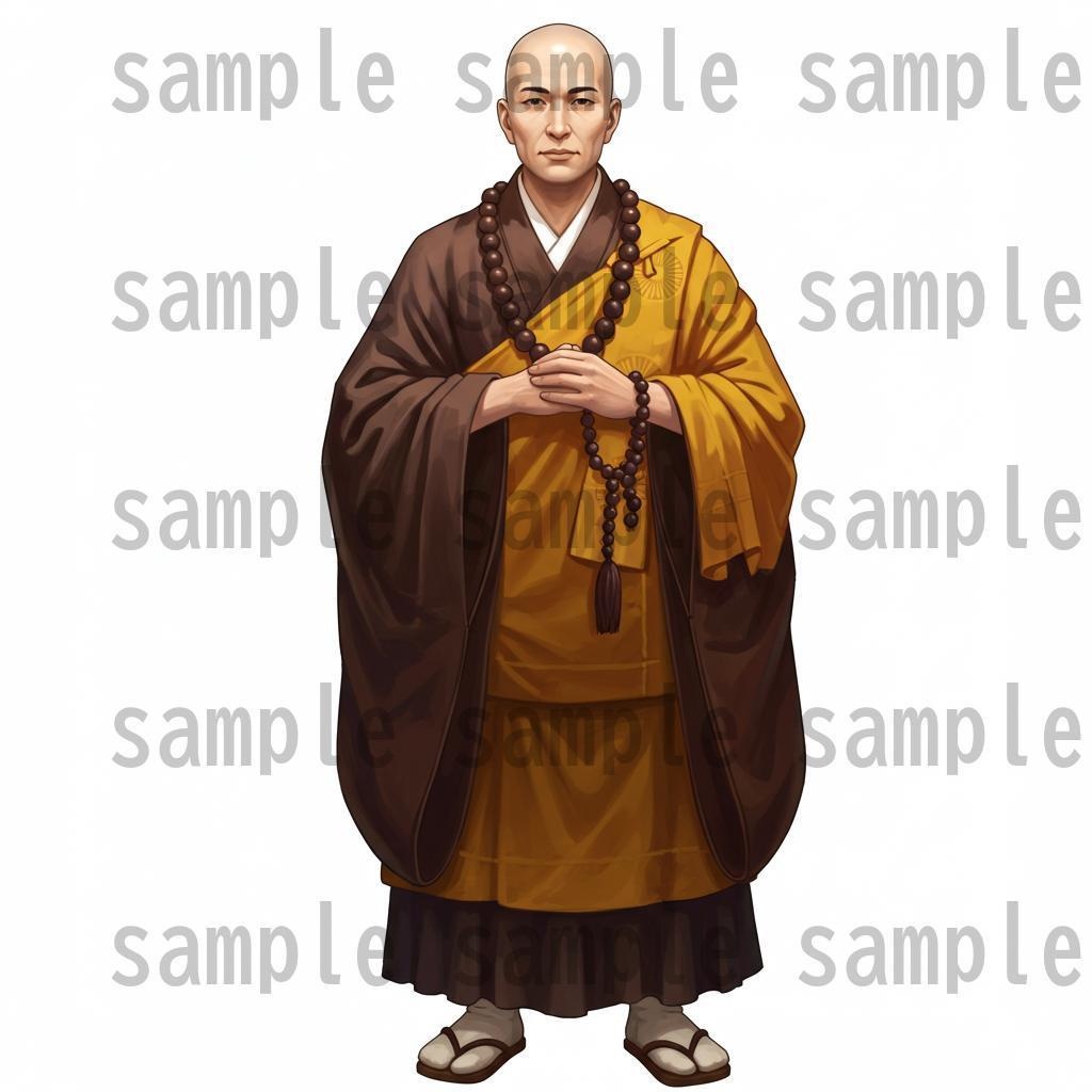 【46種152枚】戦国時代 立ち絵【著作権フリー素材】江戸時代/侍・忍者・大名など46種!