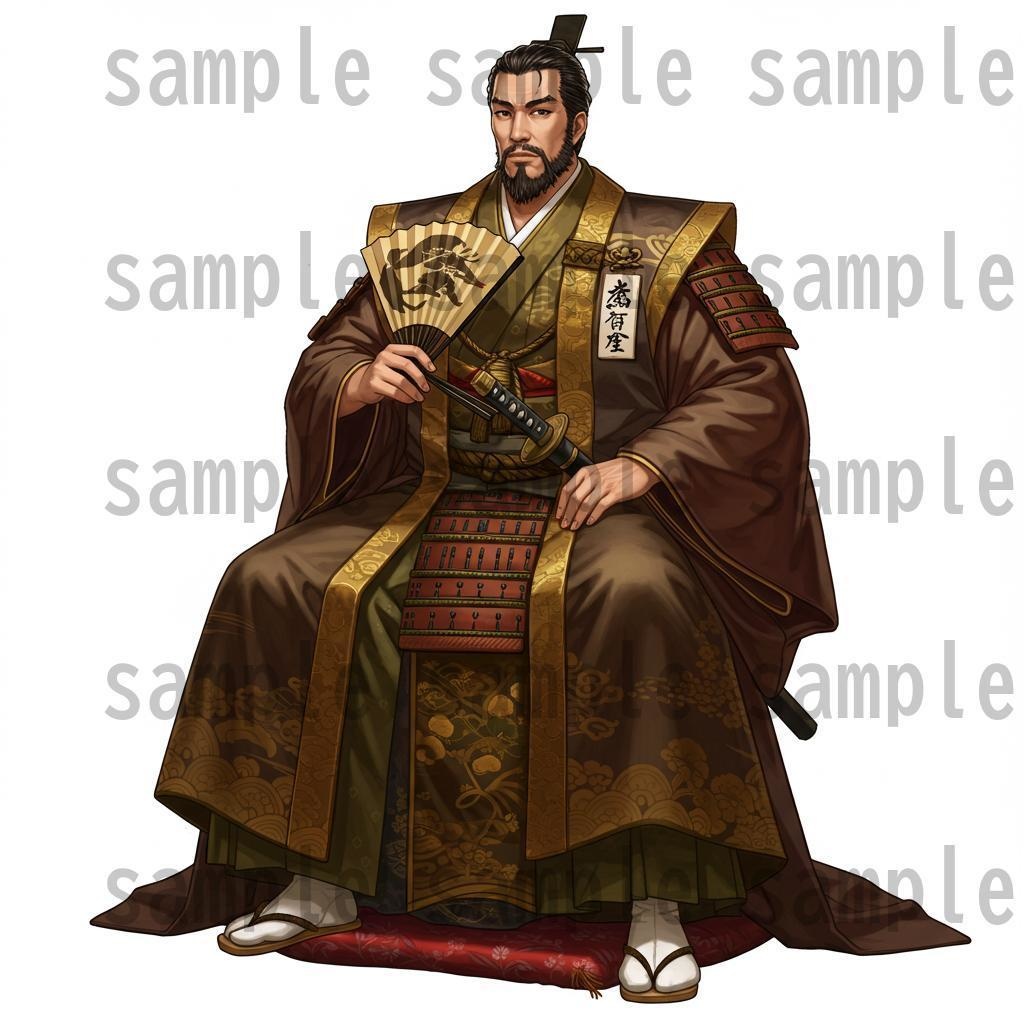 【46種152枚】戦国時代 立ち絵【著作権フリー素材】江戸時代/侍・忍者・大名など46種!