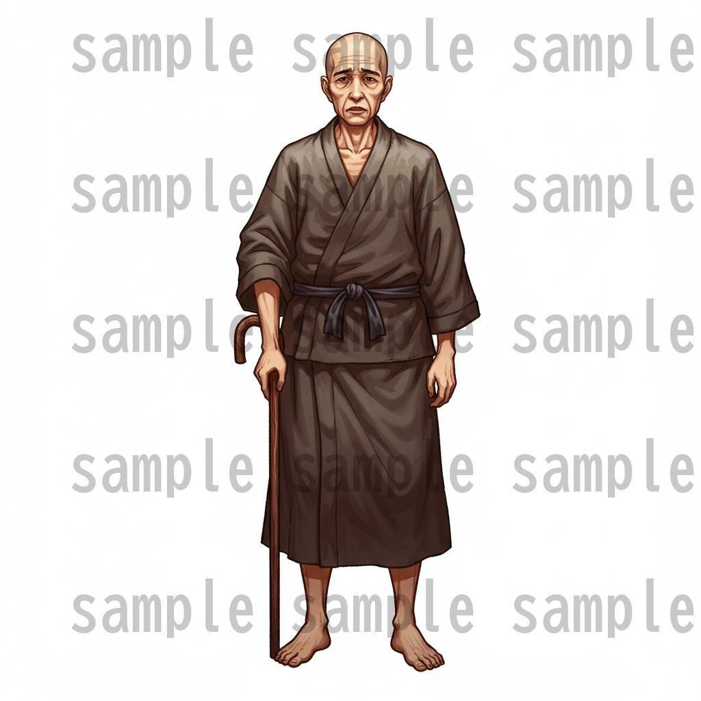 【46種152枚】戦国時代 立ち絵【著作権フリー素材】江戸時代/侍・忍者・大名など46種!