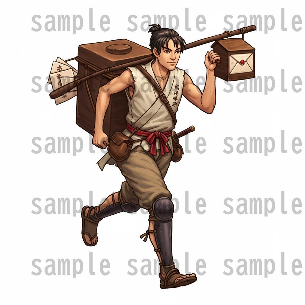 【46種152枚】戦国時代 立ち絵【著作権フリー素材】江戸時代/侍・忍者・大名など46種!