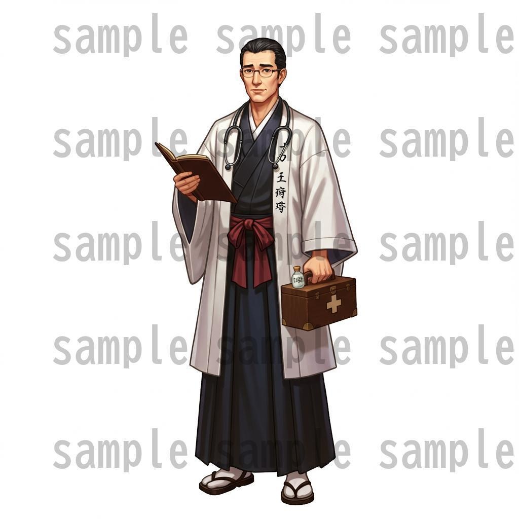 【46種152枚】戦国時代 立ち絵【著作権フリー素材】江戸時代/侍・忍者・大名など46種!