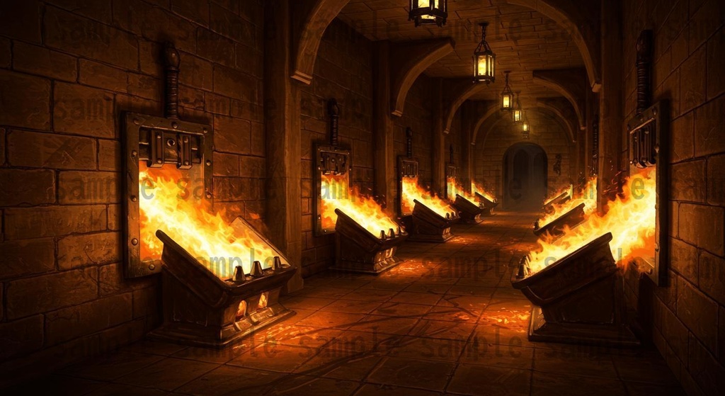 【164枚】火山地帯 ファンター背景イラスト【著作権フリー素材】風景画像