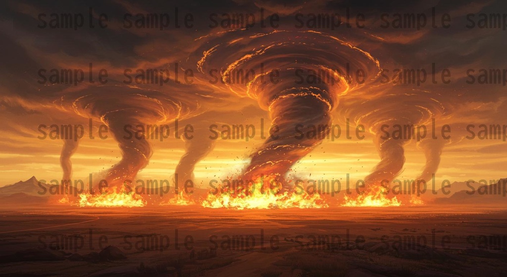 【164枚】火山地帯 ファンター背景イラスト【著作権フリー素材】風景画像