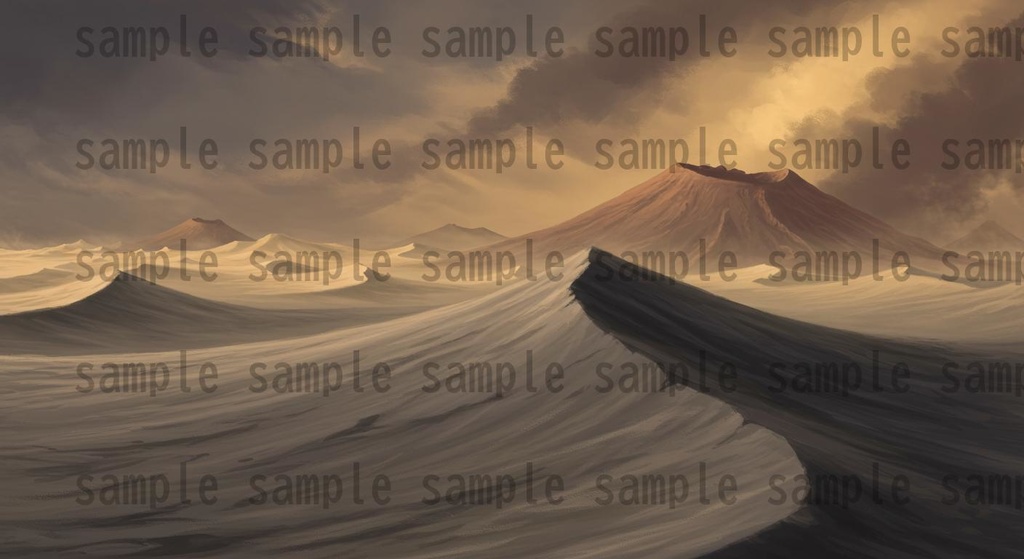 【164枚】火山地帯 ファンター背景イラスト【著作権フリー素材】風景画像