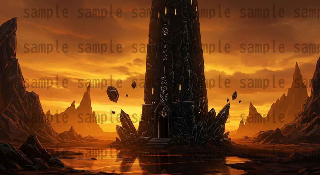 【164枚】火山地帯 ファンター背景イラスト【著作権フリー素材】風景画像