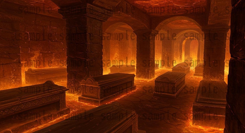 【164枚】火山地帯 ファンター背景イラスト【著作権フリー素材】風景画像