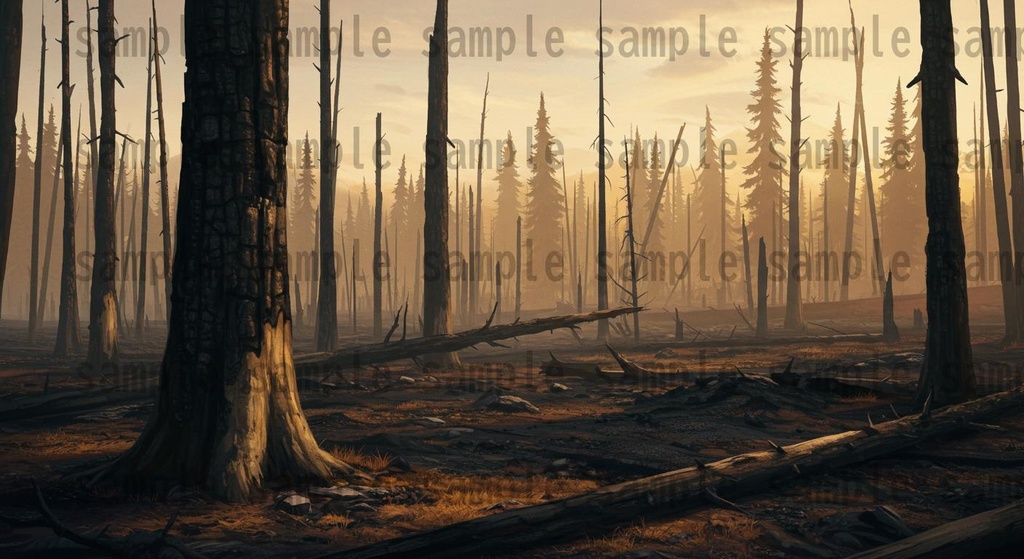 【164枚】火山地帯 ファンター背景イラスト【著作権フリー素材】風景画像