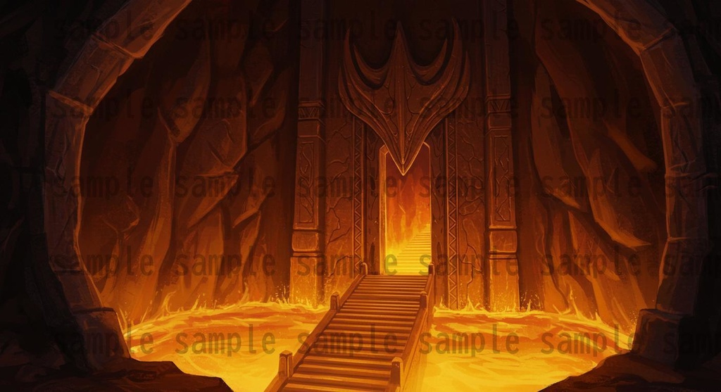 【164枚】火山地帯 ファンター背景イラスト【著作権フリー素材】風景画像