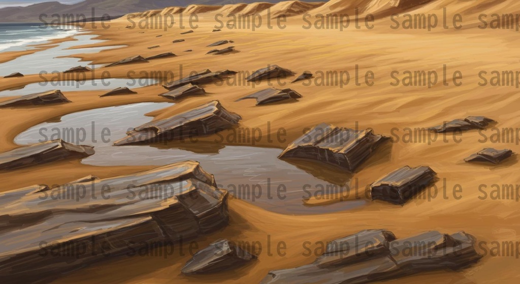 【164枚】火山地帯 ファンター背景イラスト【著作権フリー素材】風景画像