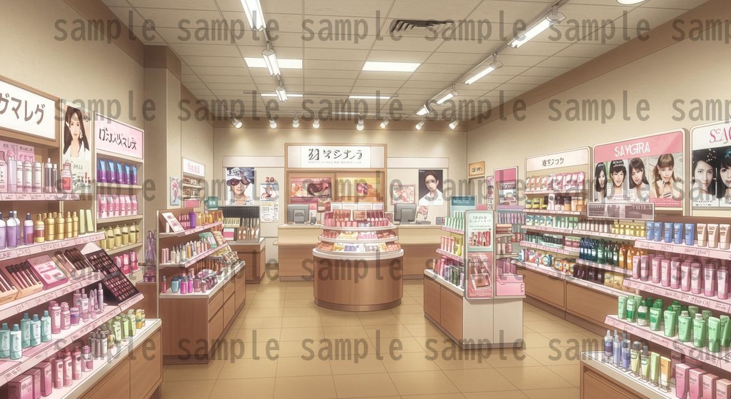 【105種420枚】店舗内背景イラスト【著作権フリー素材】店内画像