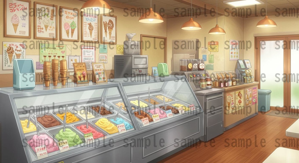 【105種420枚】店舗内背景イラスト【著作権フリー素材】店内画像