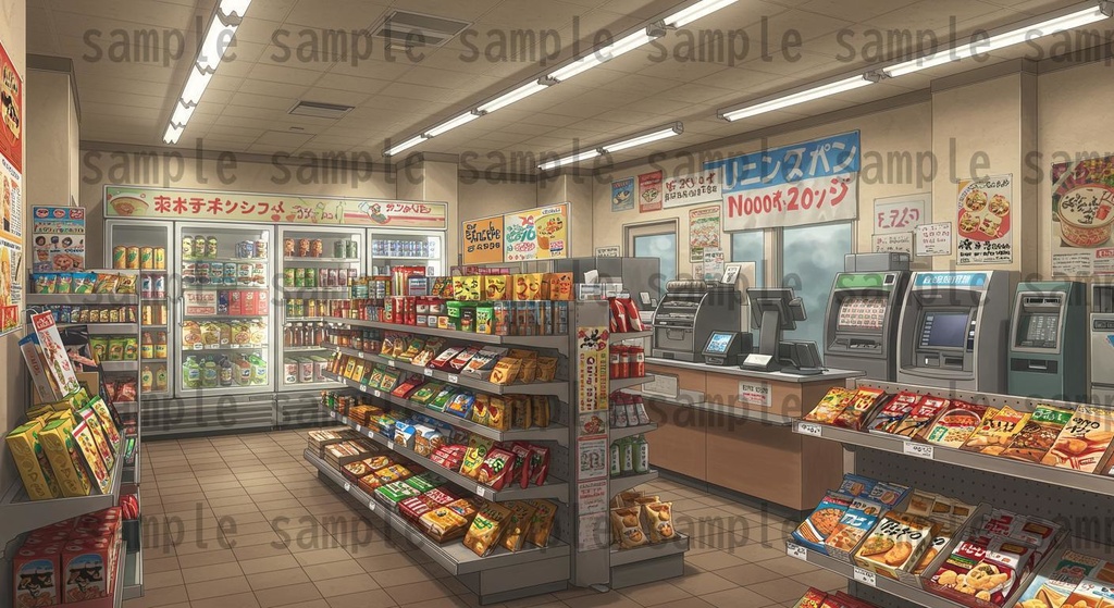 【105種420枚】店舗内背景イラスト【著作権フリー素材】店内画像