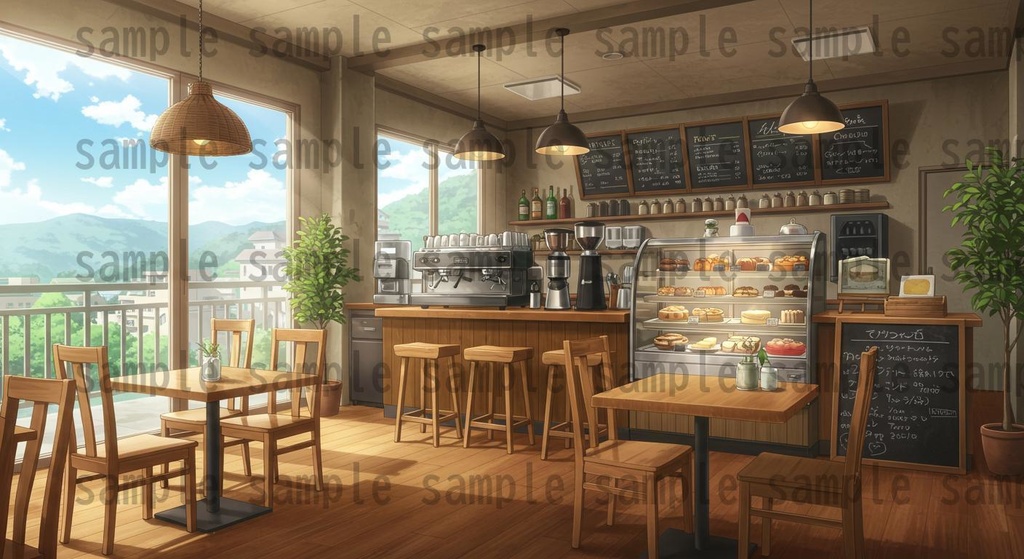 【105種420枚】店舗内背景イラスト【著作権フリー素材】店内画像