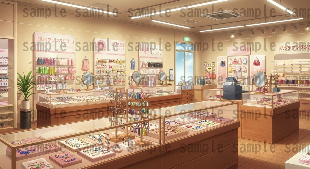 【105種420枚】店舗内背景イラスト【著作権フリー素材】店内画像