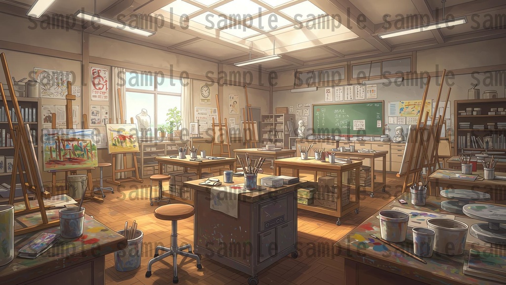【600枚】学校関連 背景イラスト【著作権フリー素材】教室・校内・グランド等の風景画像
