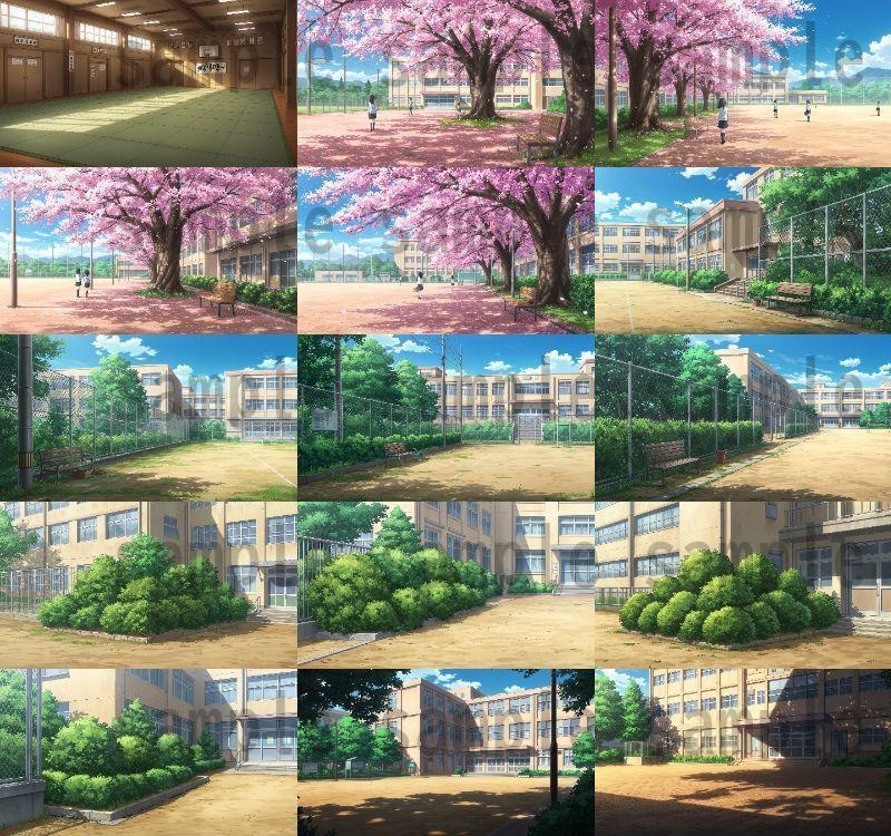 【600枚】学校関連 背景イラスト【著作権フリー素材】教室・校内・グランド等の風景画像