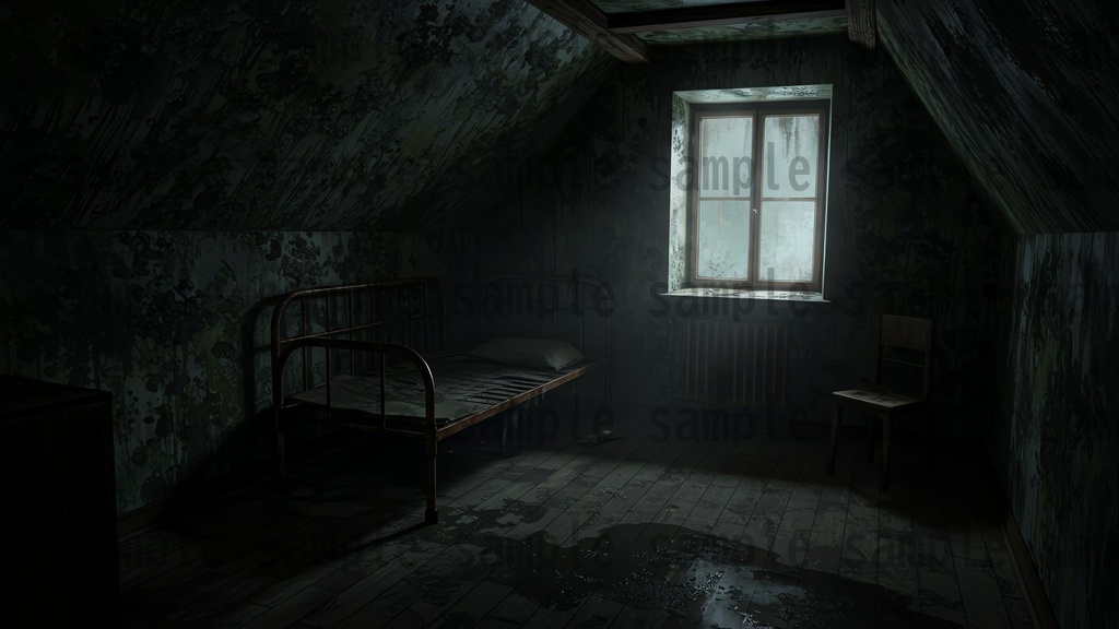 【151枚】ホラー系洋館背景イラスト【著作権フリー素材】怖い風景画