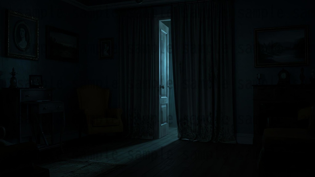 【151枚】ホラー系洋館背景イラスト【著作権フリー素材】怖い風景画