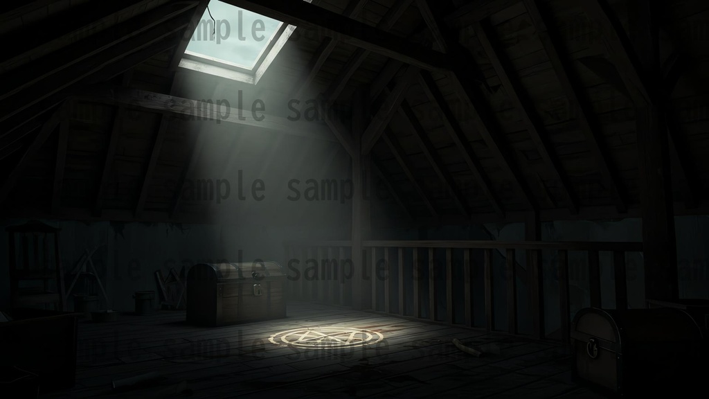 【151枚】ホラー系洋館背景イラスト【著作権フリー素材】怖い風景画