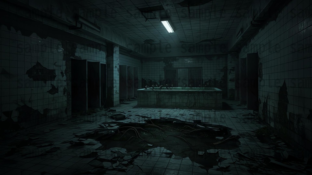 【151枚】ホラー系洋館背景イラスト【著作権フリー素材】怖い風景画