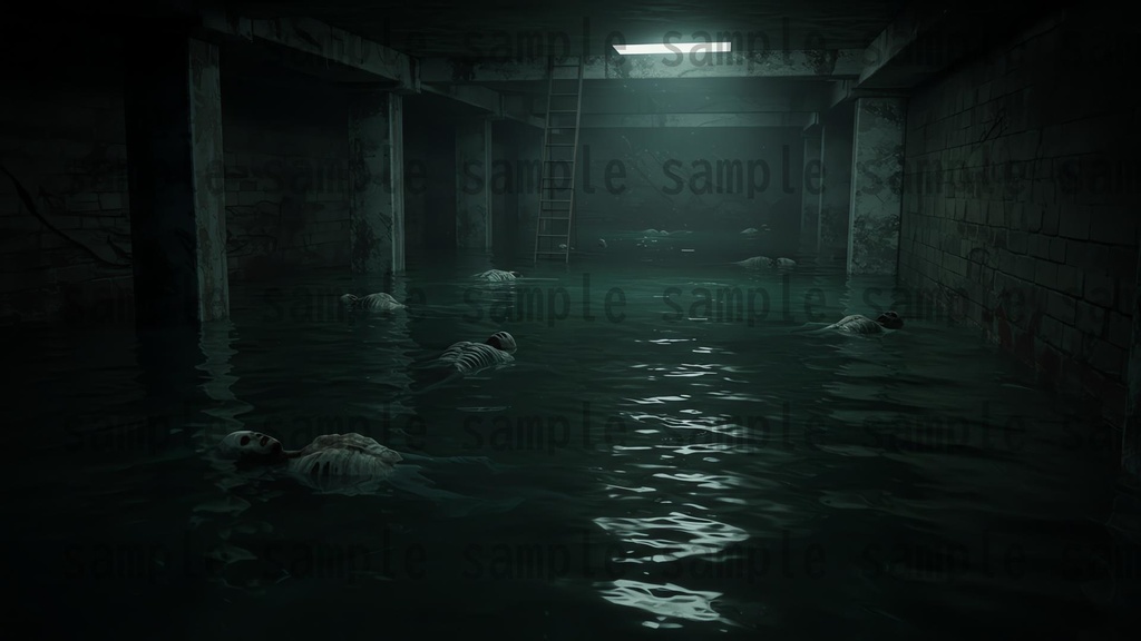 【151枚】ホラー系洋館背景イラスト【著作権フリー素材】怖い風景画