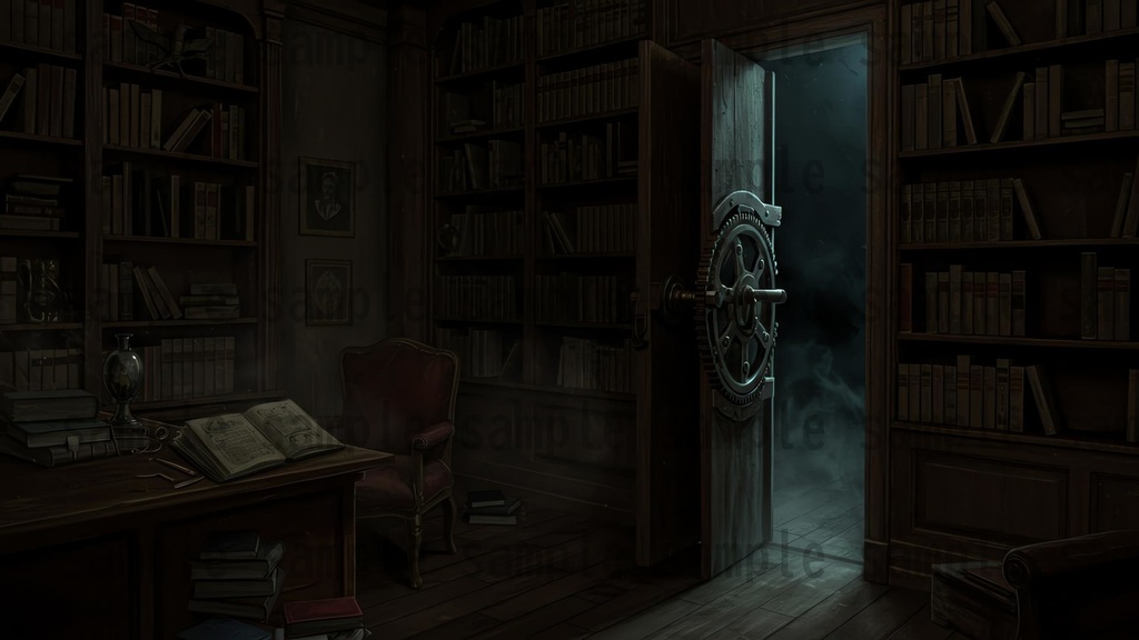 【151枚】ホラー系洋館背景イラスト【著作権フリー素材】怖い風景画