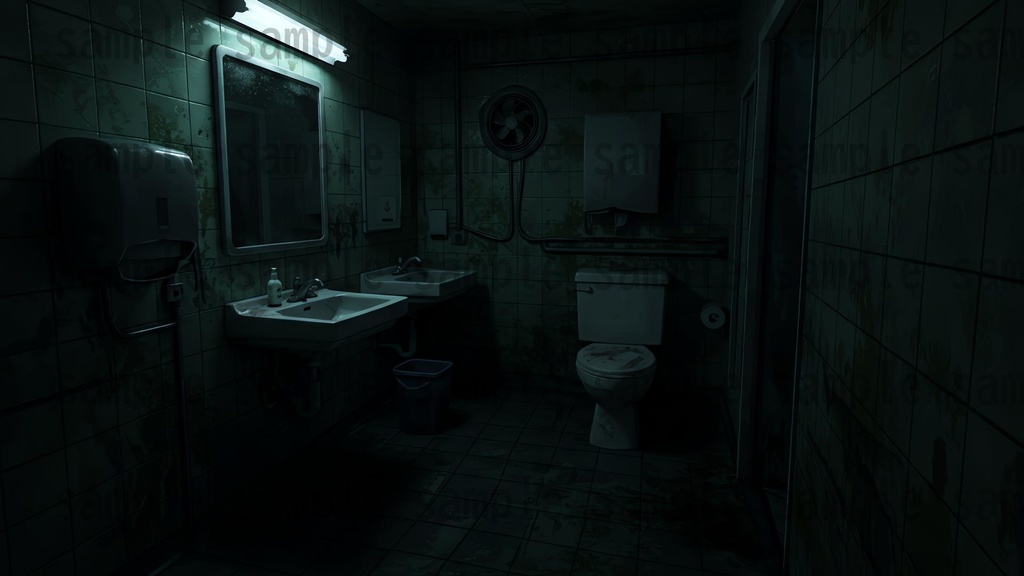 【151枚】ホラー系洋館背景イラスト【著作権フリー素材】怖い風景画