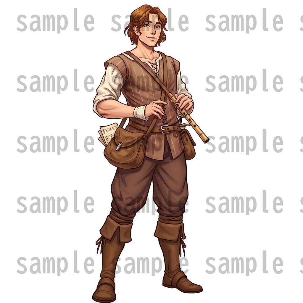 【96枚】ファンタジーRPG職業立ち絵 24種の職業x男女【著作権フリー素材】