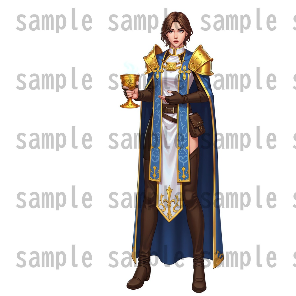 【96枚】ファンタジーRPG職業立ち絵 24種の職業x男女【著作権フリー素材】