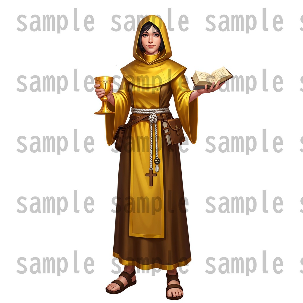 【96枚】ファンタジーRPG職業立ち絵 24種の職業x男女【著作権フリー素材】