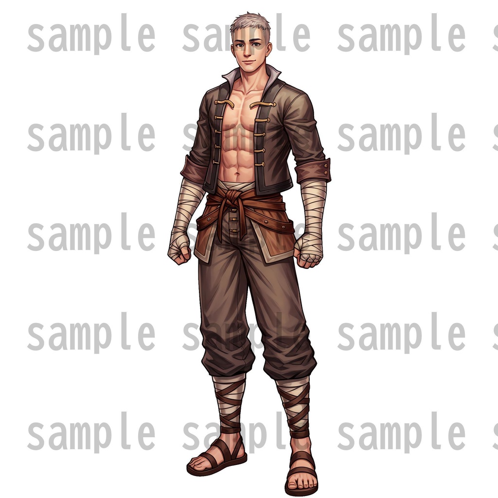 【96枚】ファンタジーRPG職業立ち絵 24種の職業x男女【著作権フリー素材】