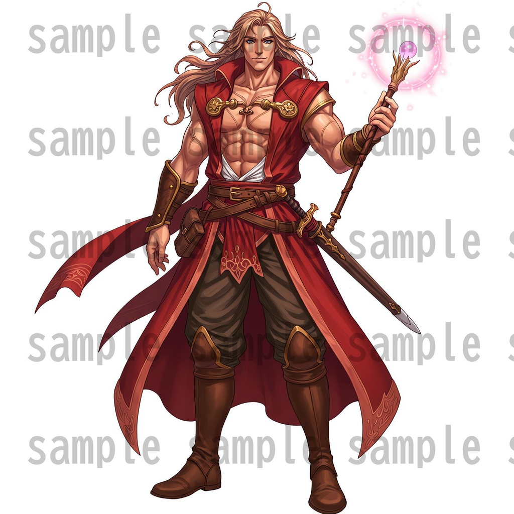 【96枚】ファンタジーRPG職業立ち絵 24種の職業x男女【著作権フリー素材】