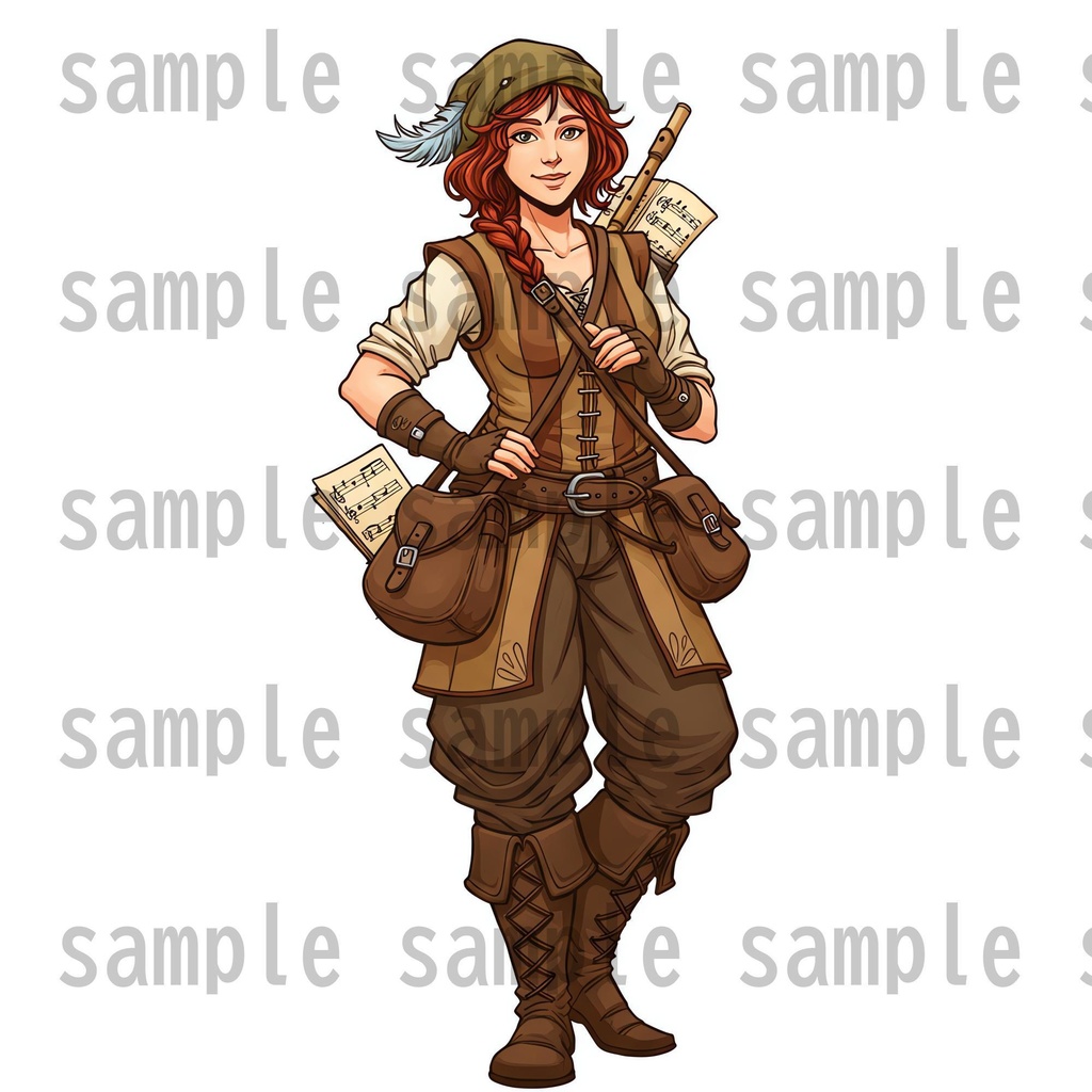 【96枚】ファンタジーRPG職業立ち絵 24種の職業x男女【著作権フリー素材】