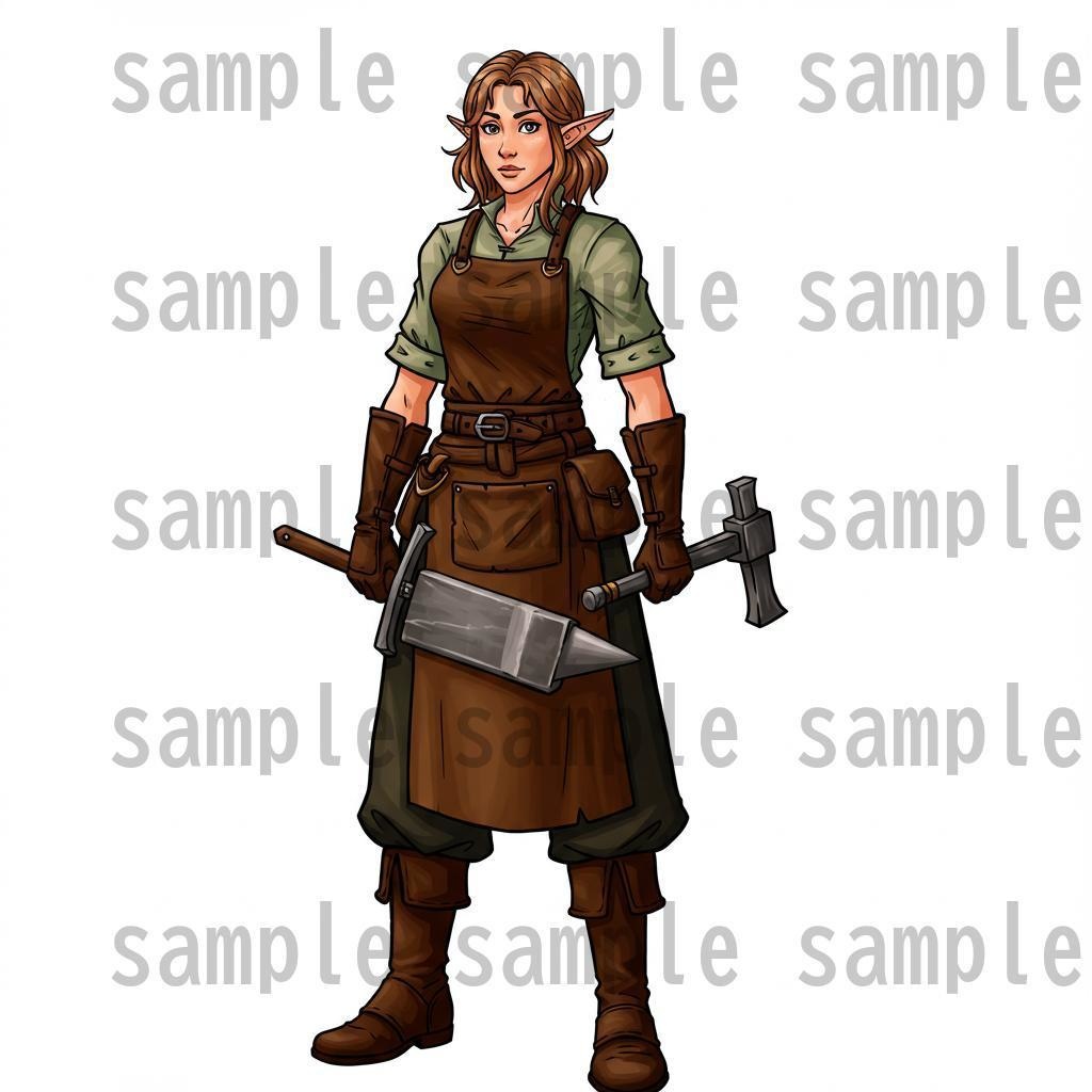 【168枚】ファンタジーRPG NPC立ち絵【著作権フリー素材】街中の人々