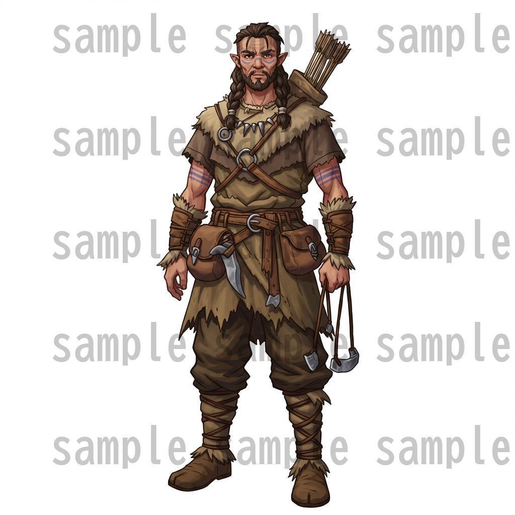 【168枚】ファンタジーRPG NPC立ち絵【著作権フリー素材】街中の人々