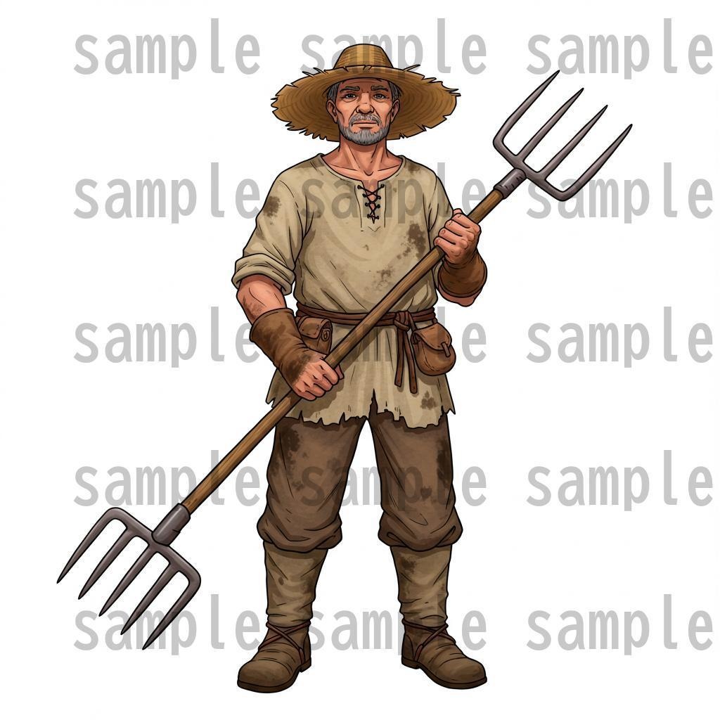 【168枚】ファンタジーRPG NPC立ち絵【著作権フリー素材】街中の人々